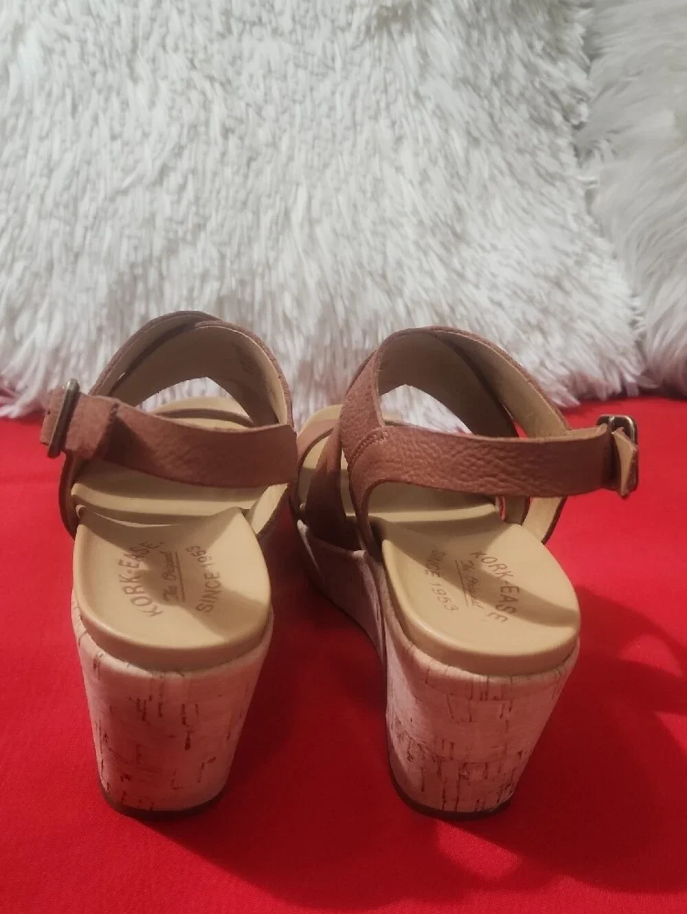 Kork-Ease Ashcroft Leather Wedges Sandals